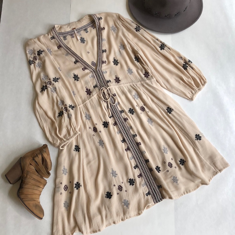 Free People Embroidered Dress